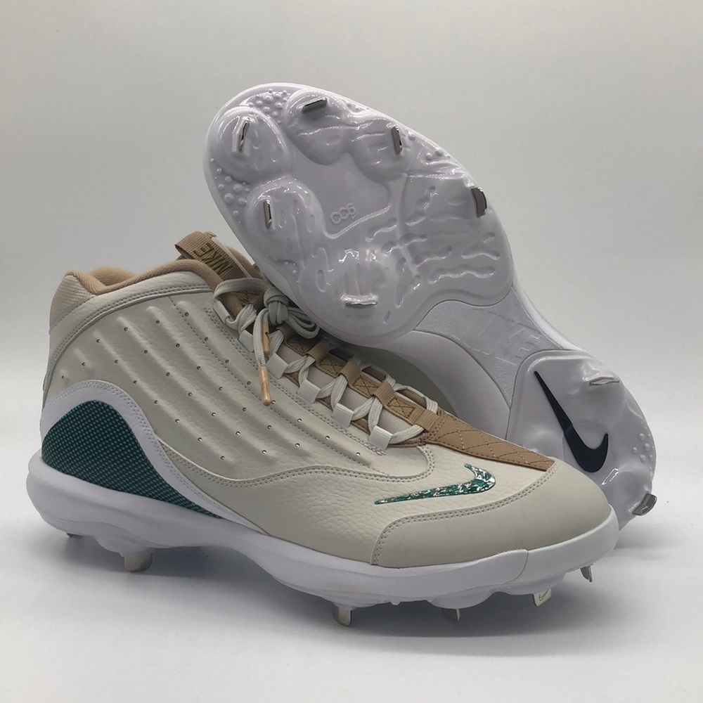 Mens Nike Griffey 2 White/Tan/Green DZ4637-001 NWOB - Picture 1 of 5